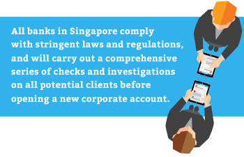 all Singapore banks comply with laws and regulations