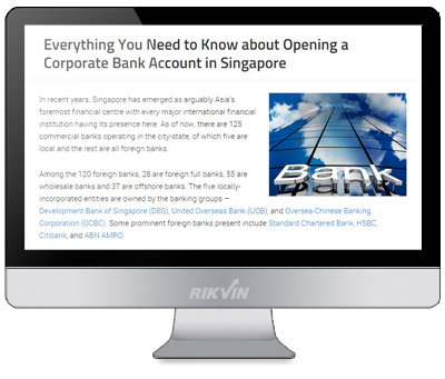 guide on opening a corporate bank account in Singapore