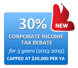 corporate tax singapore rebate