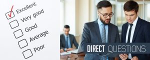 Direct questions