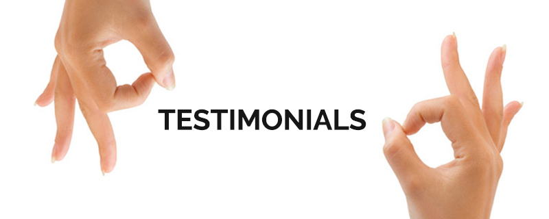 give testimonails