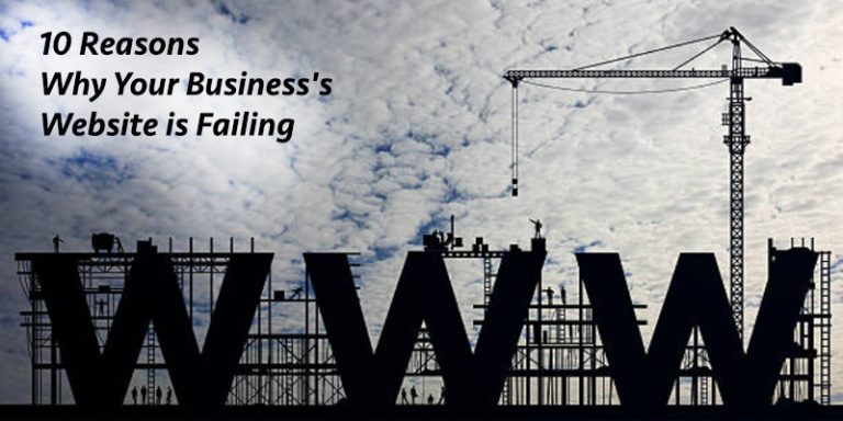 Failing Website 10 Reasons Why Your Business Website is Failing | Rikvin Pte Ltd