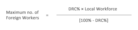 Calculation of Foreign Worker Quota