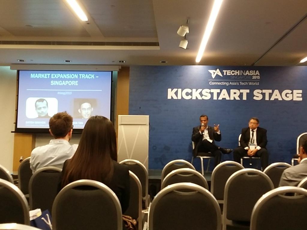 Rikvin at Tech in Asia Singapore 2015