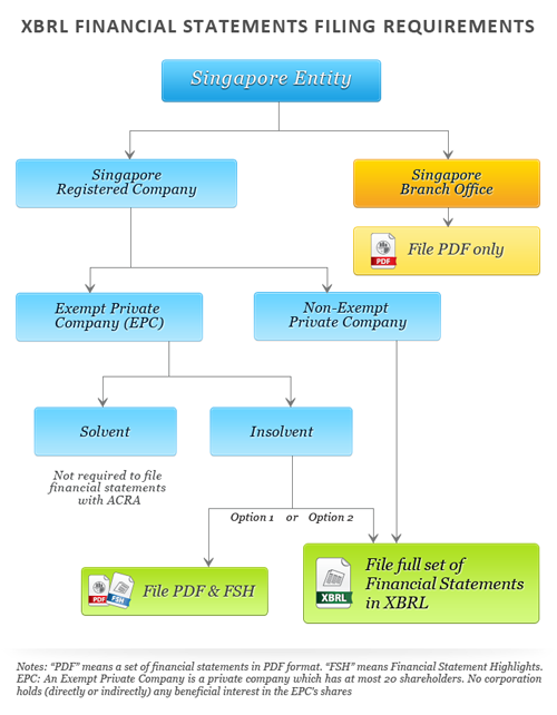 XBRL Financial Statements Filing Requirements